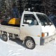 kei truck in winter